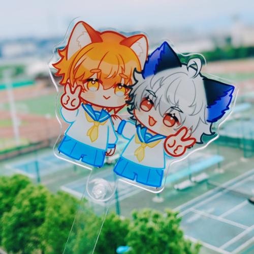 【屿泽×枫荷】亚克力打卡棒 - 水手